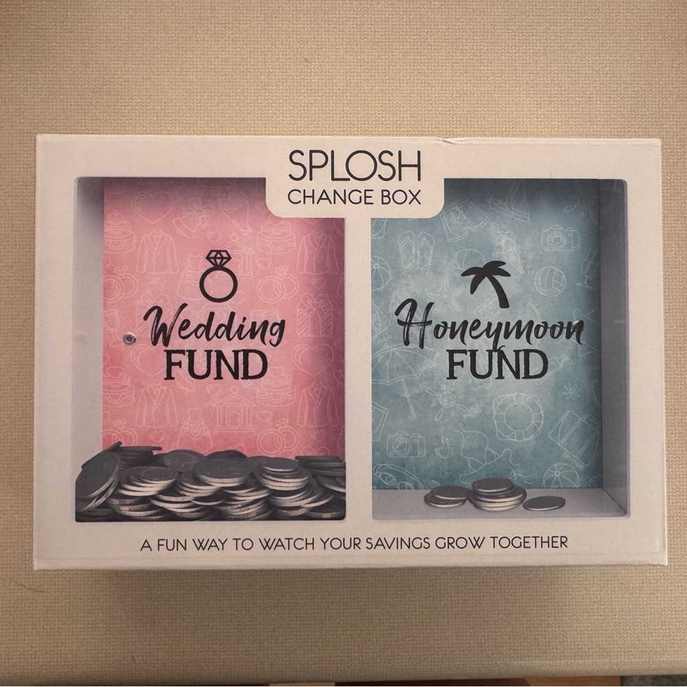 Splosh Change Box Wedding and Honeymoon Fund